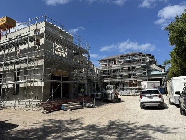 Olde Naples Beachfront Residence under construction