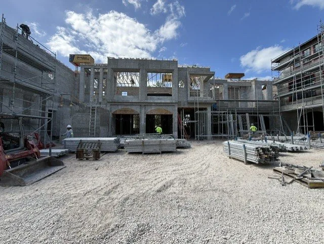 Olde Naples Beachfront Residence under construction