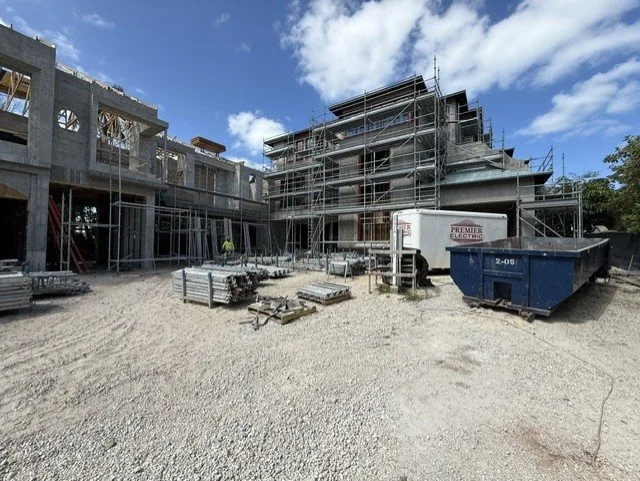 Olde Naples Beachfront Residence under construction