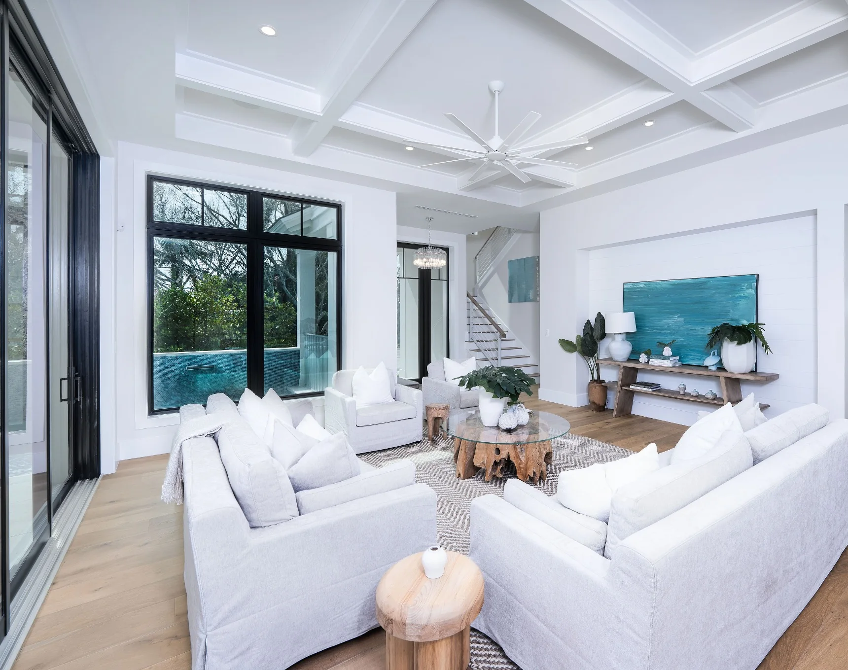 Lake Park Residence living room